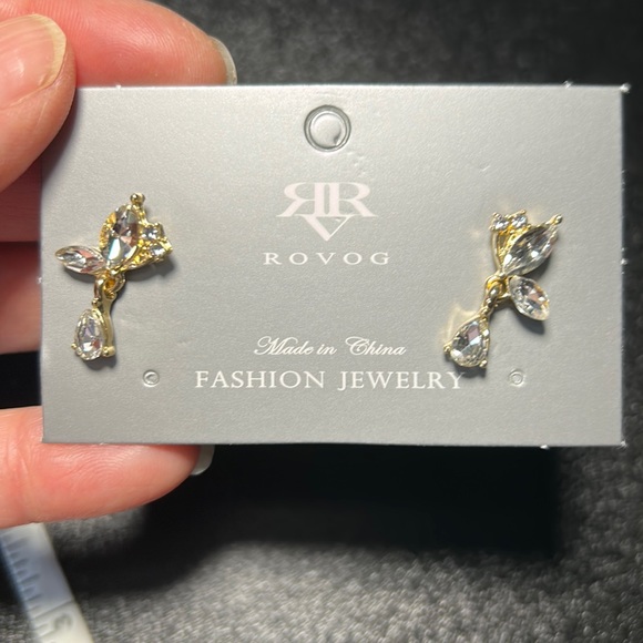 3/$25 Rhinestone Drop Earrings - Picture 3 of 5